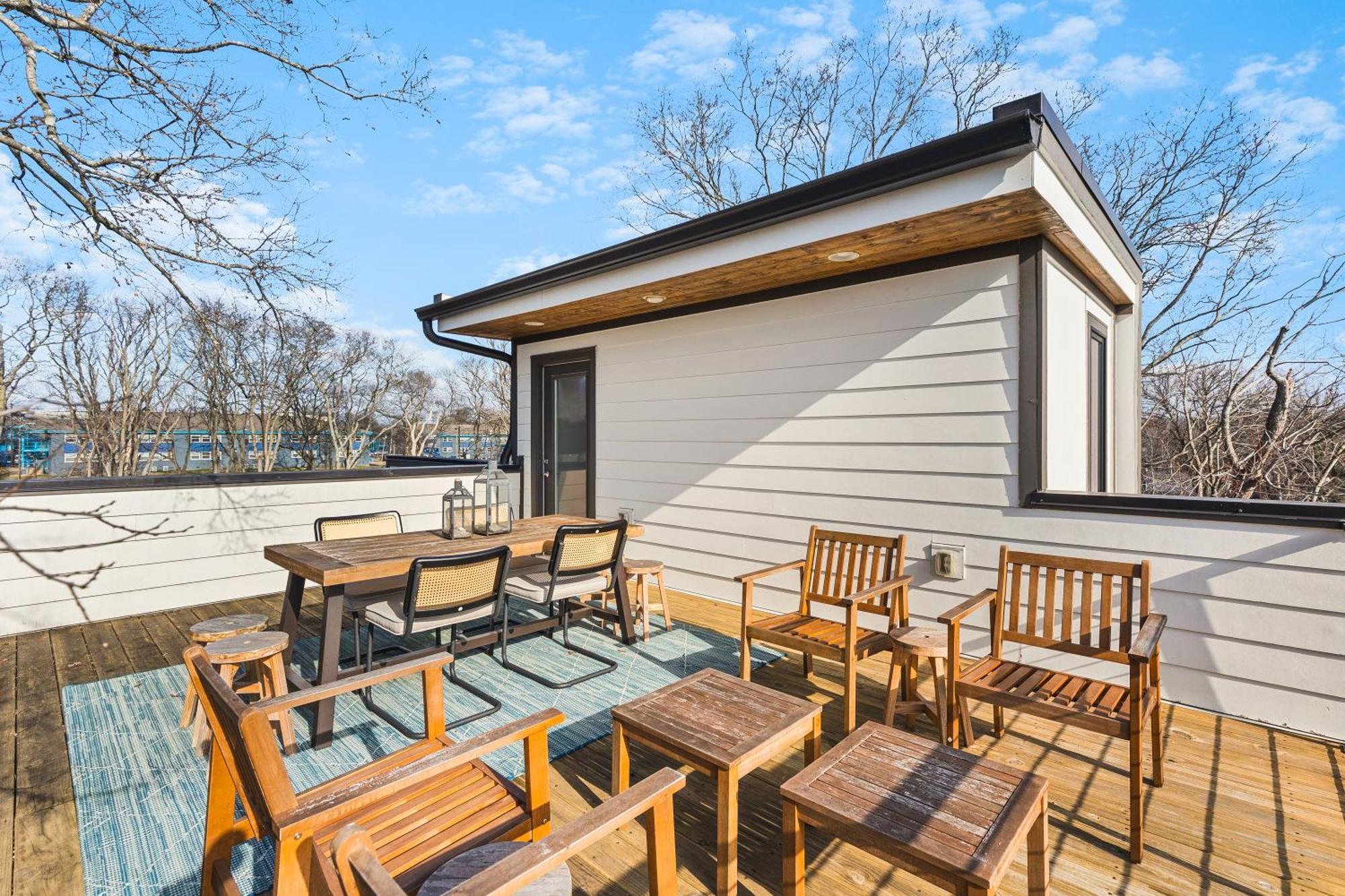 Modern Luxury Rooftop Deck, 3 Mi To Downtown ナッシュビル エクステリア 写真